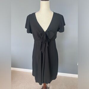 New Boutique Tie Front Flowy Dress